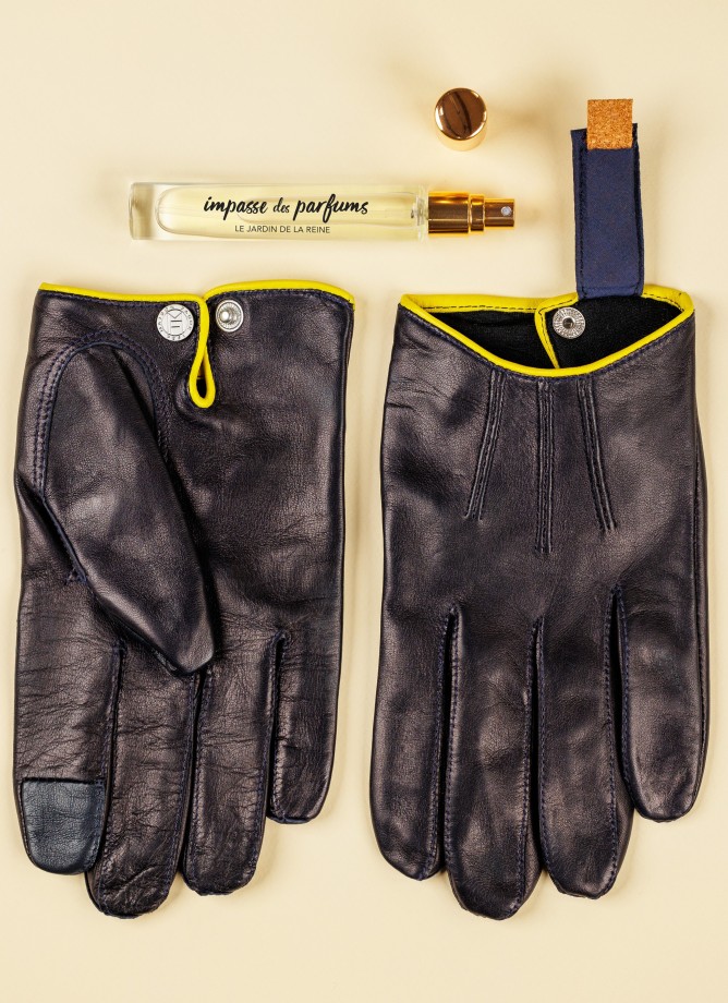 Gants homme parfumés