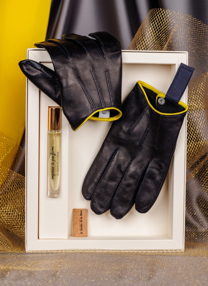 Gants homme parfumés